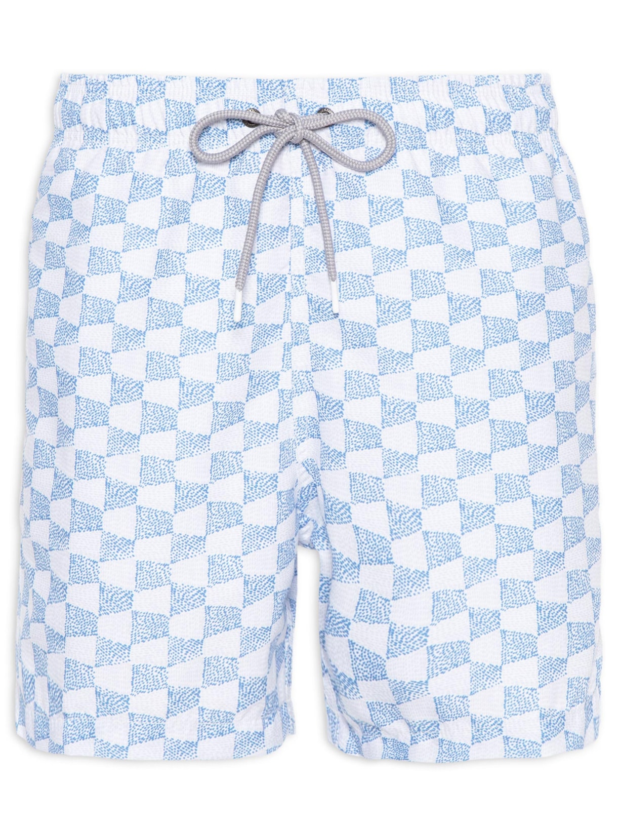 Short Masculino Praia Estampado Geometric Azul Pineapple