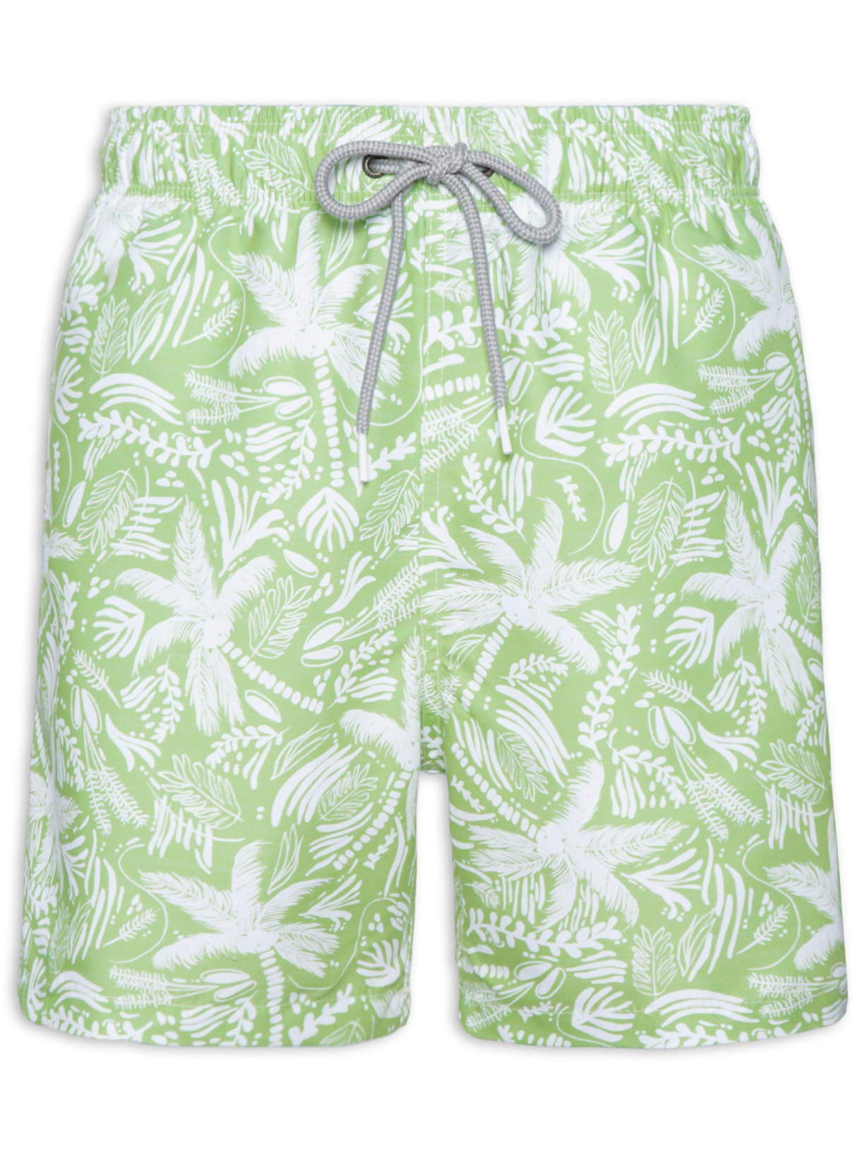 Short Masculino Praia Estampado Jeri - Verde