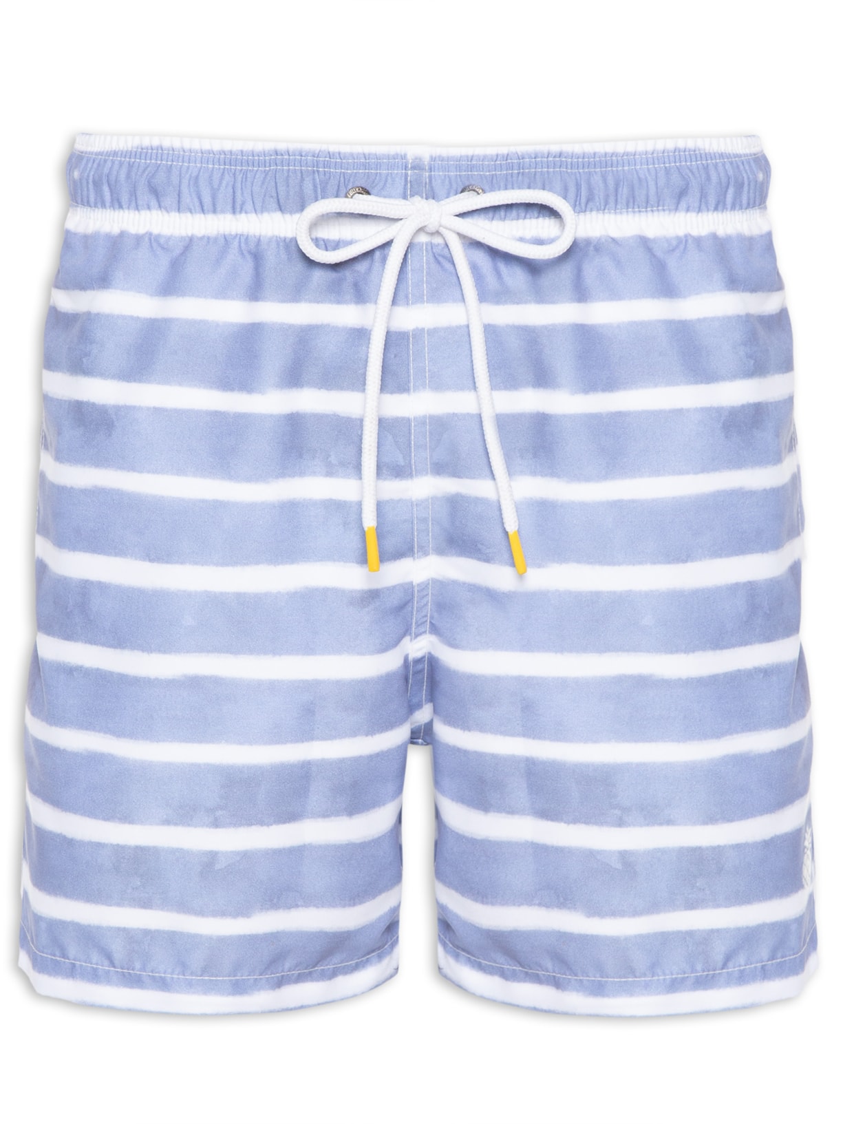 Short Masculino Praia Estampado Listras - Azul