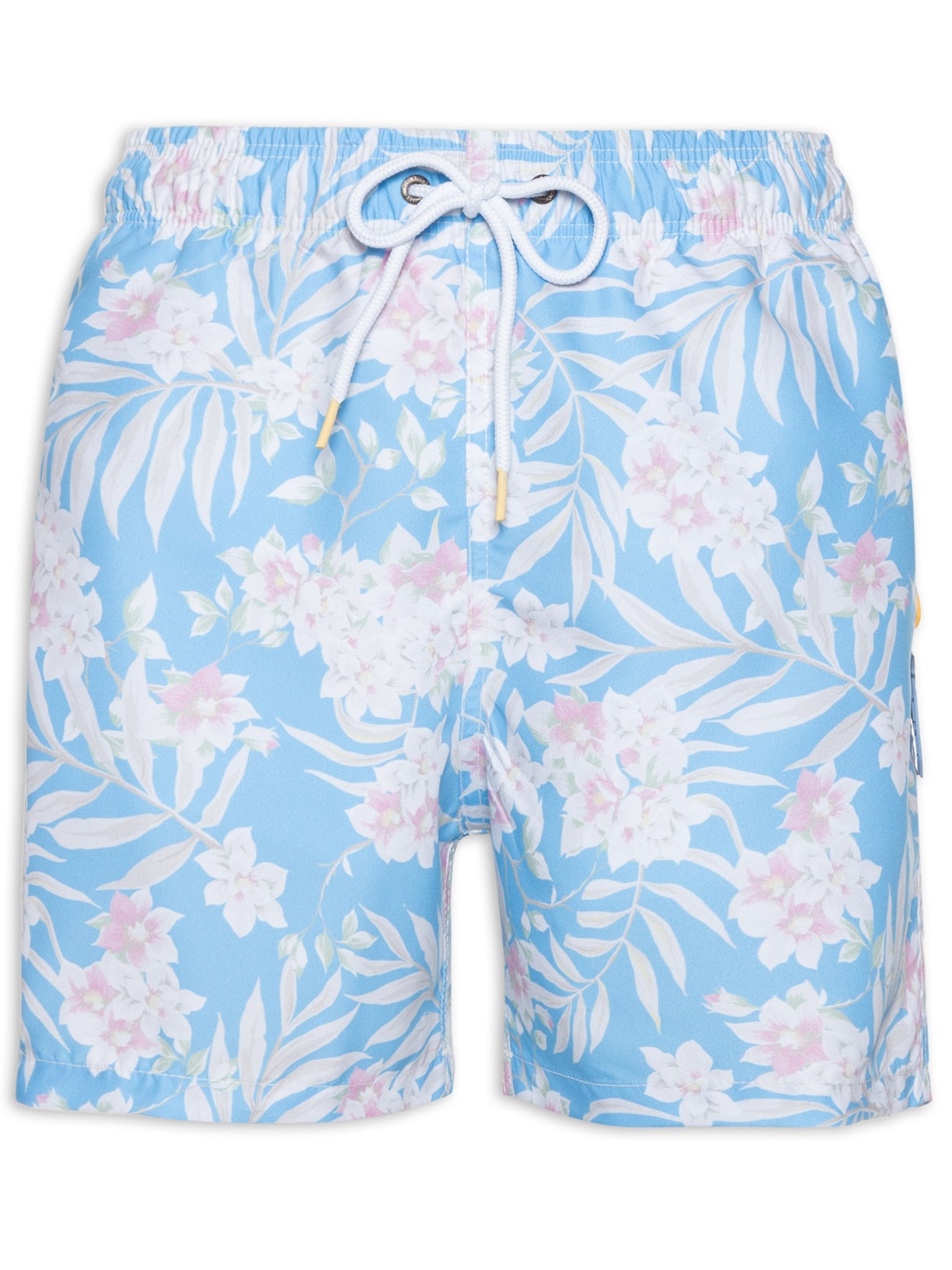 Short Masculino Praia Estampado Mallorca - Azul