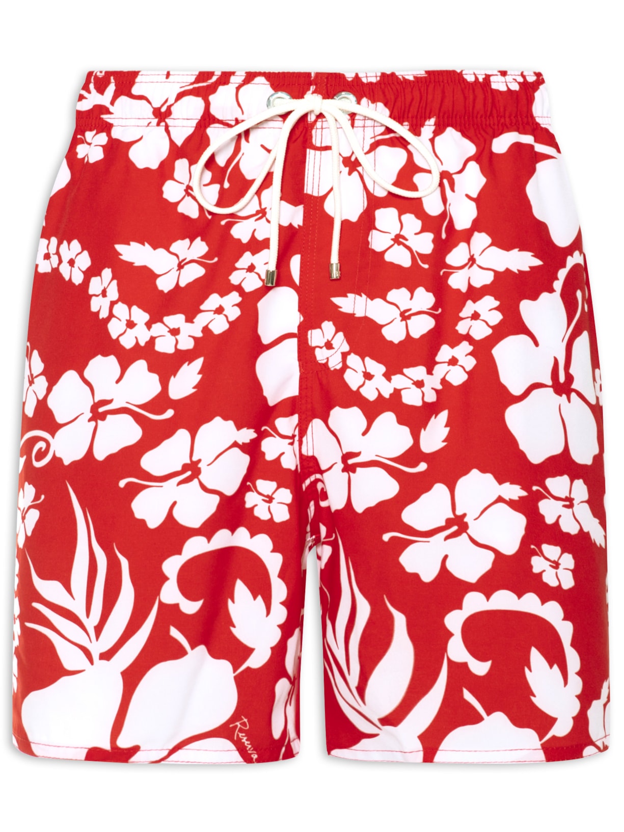 Short Masculino Praia Estampado Mana - Vermelho