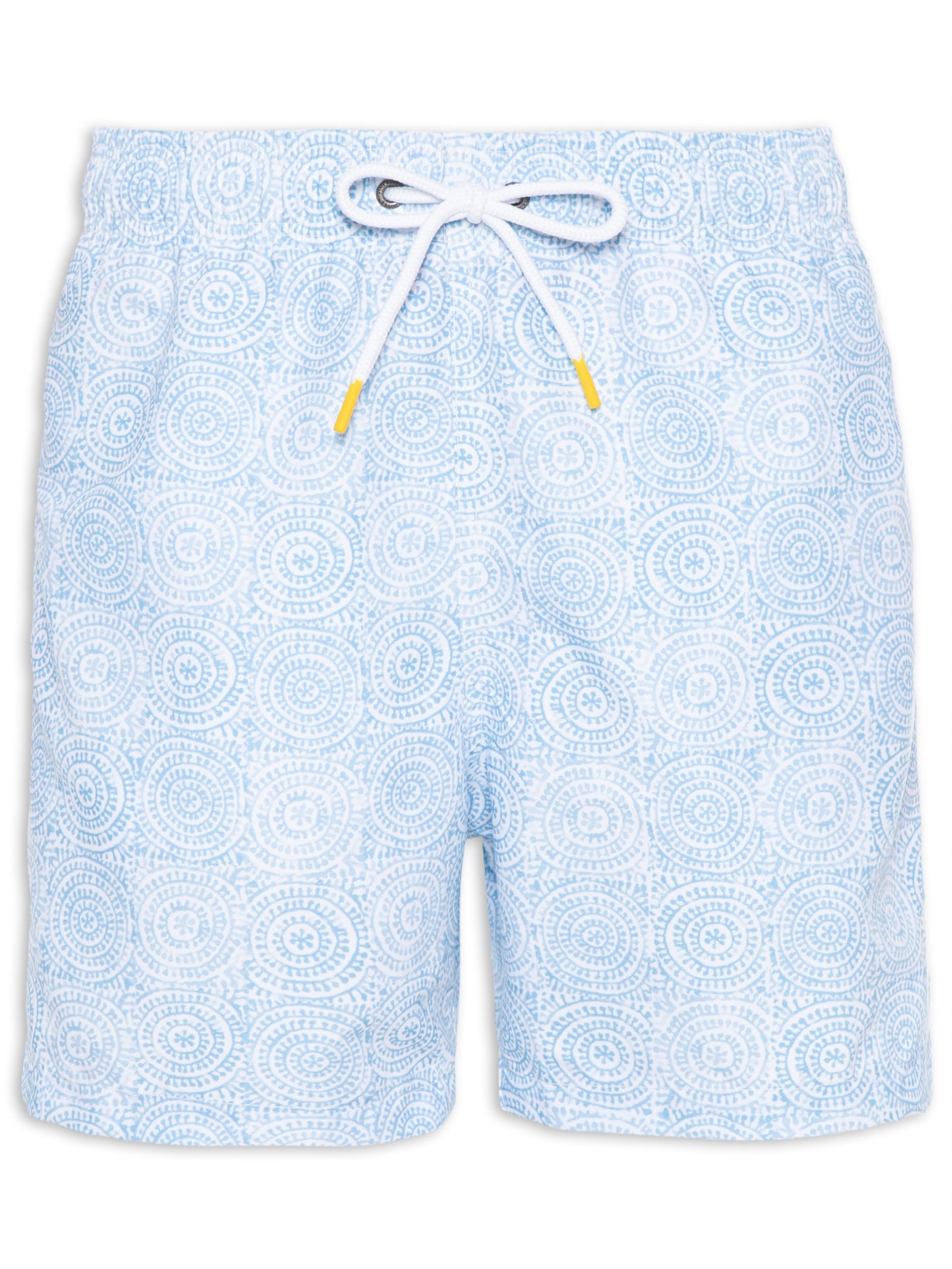 Short Masculino Praia Estampado Mandala Azul Pineapple