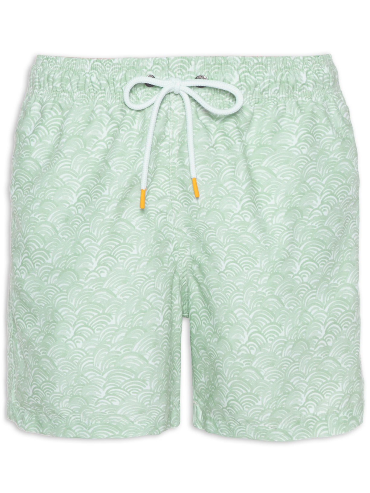 Short Masculino Praia Estampado Mar - Verde