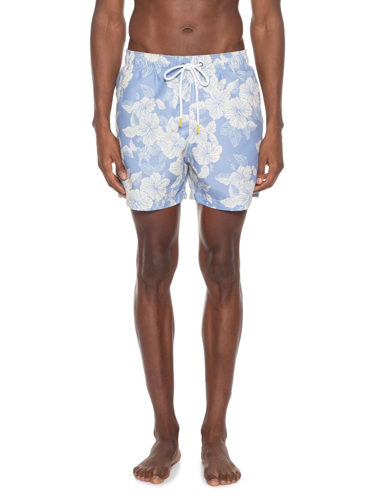 Short Masculino Praia Estampado Maui Azul Pineapple