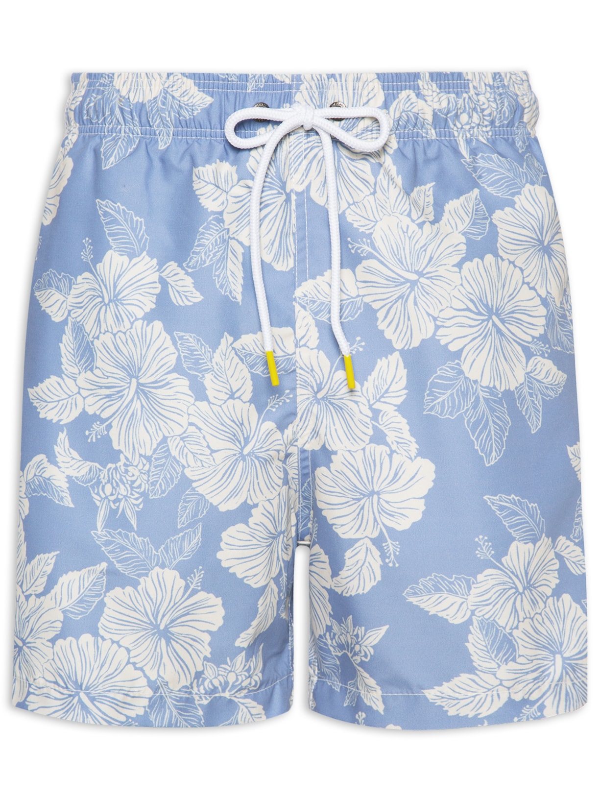 Short Masculino Praia Estampado Maui Azul Pineapple