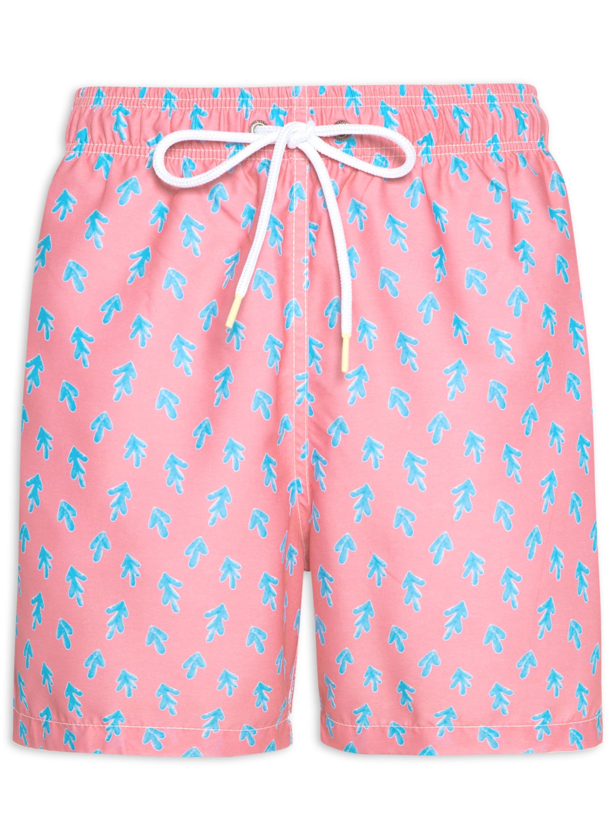 Short Masculino Praia Estampado Mini Corais - Rosa