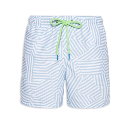 Short Masculino Praia Estampado Nassau - Azul