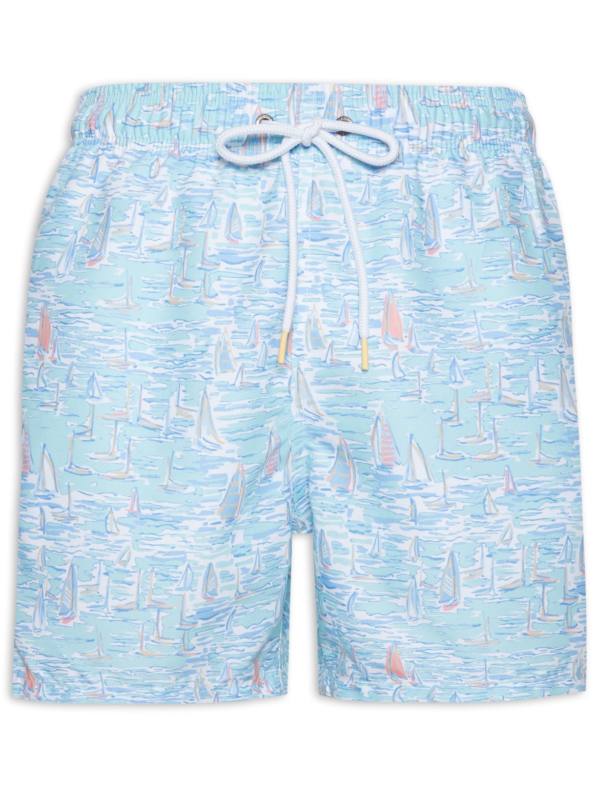 Short Masculino Praia Estampado Regatta - Verde