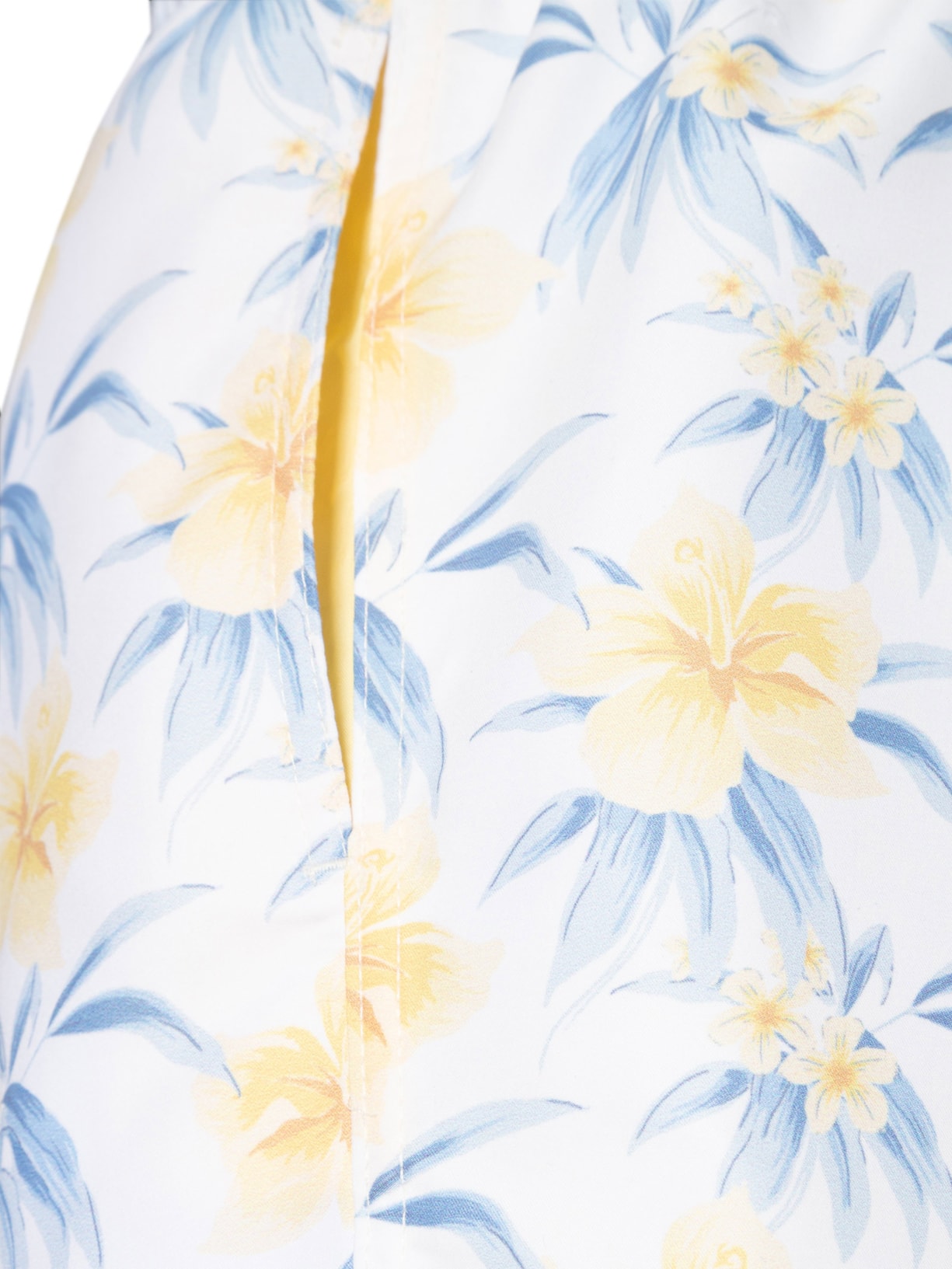 Short Masculino Praia Hibísco Branco Pineapple