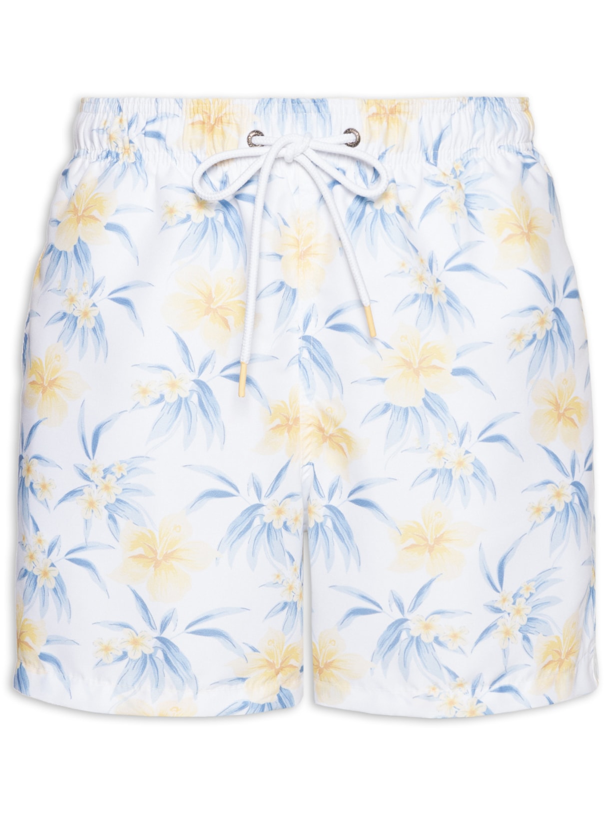 Short Masculino Praia Hibísco - Branco