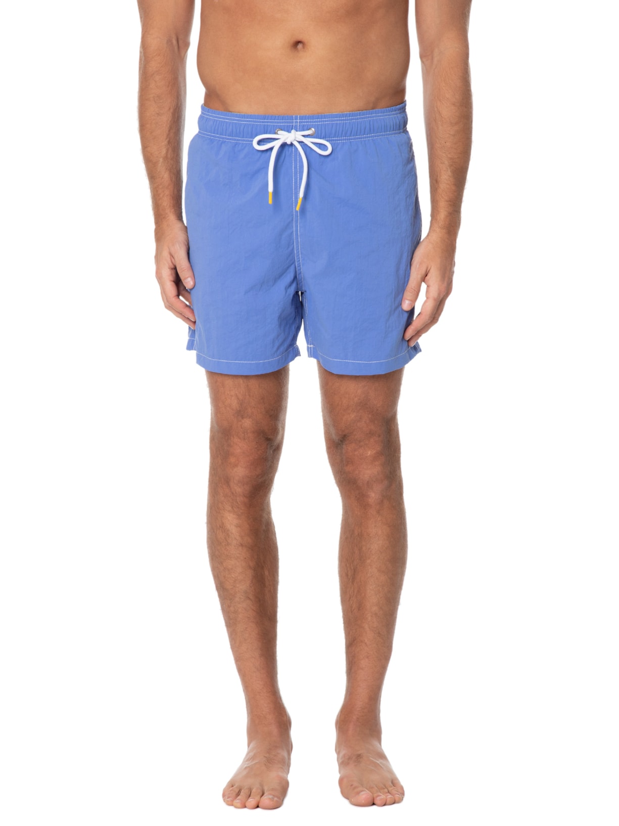 Short Masculino Praia Liso Azul Pineapple