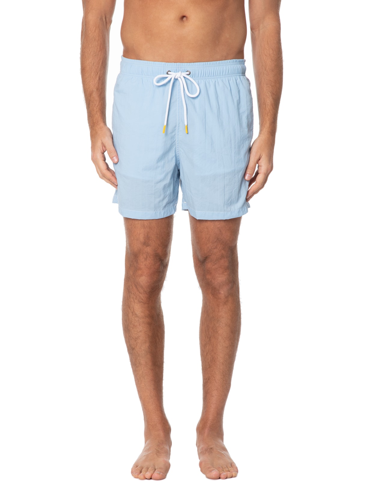 Short Masculino Praia Liso Azul Pineapple