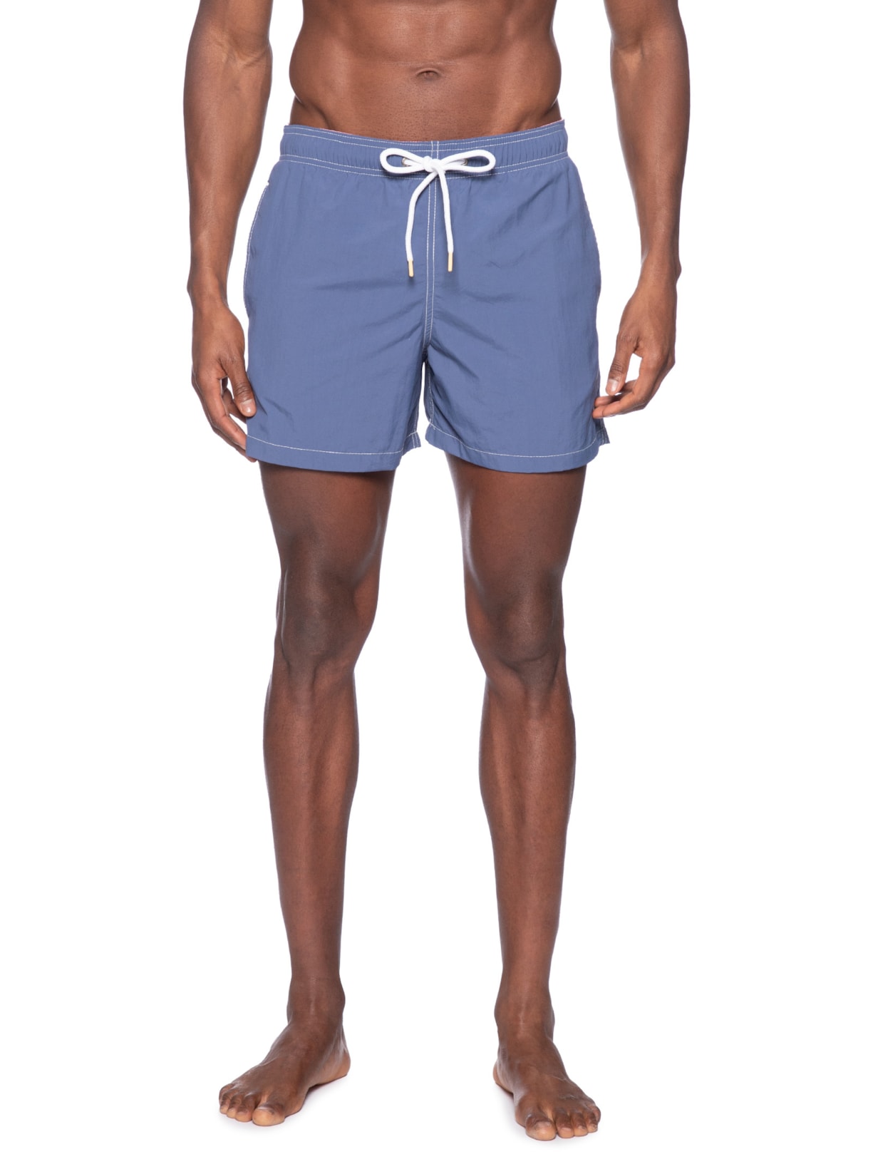 Short Masculino Praia Liso Azul Pineapple