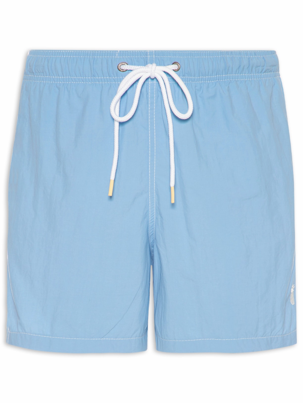 Short Masculino Praia Liso- Azul Pineapple