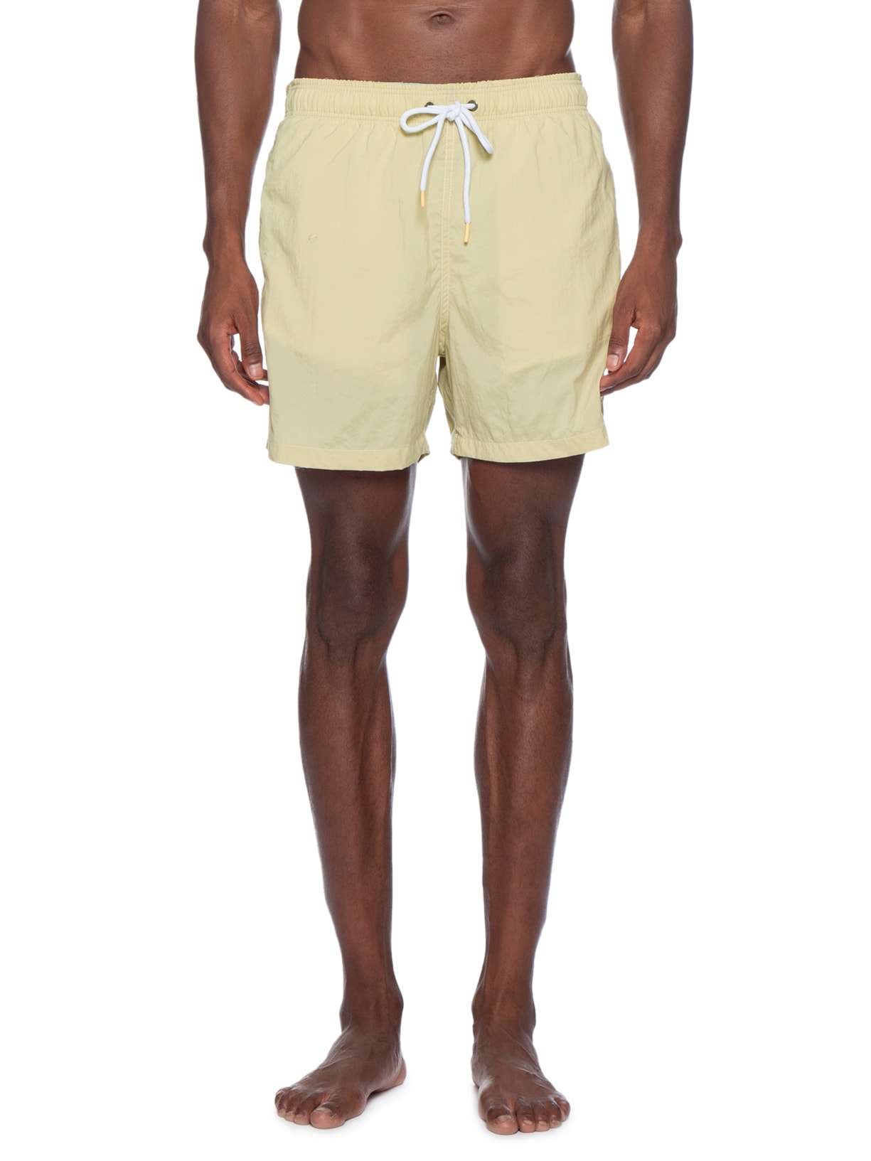 Short Masculino Praia Liso Bege Pineapple