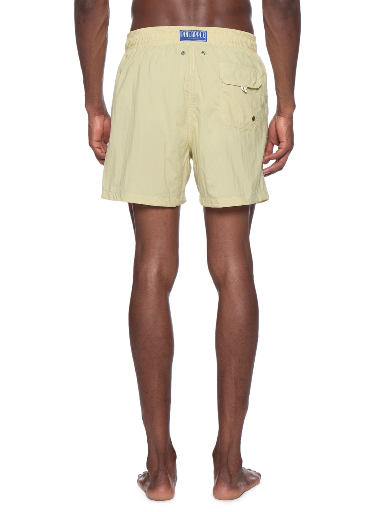 Short Masculino Praia Liso Bege Pineapple