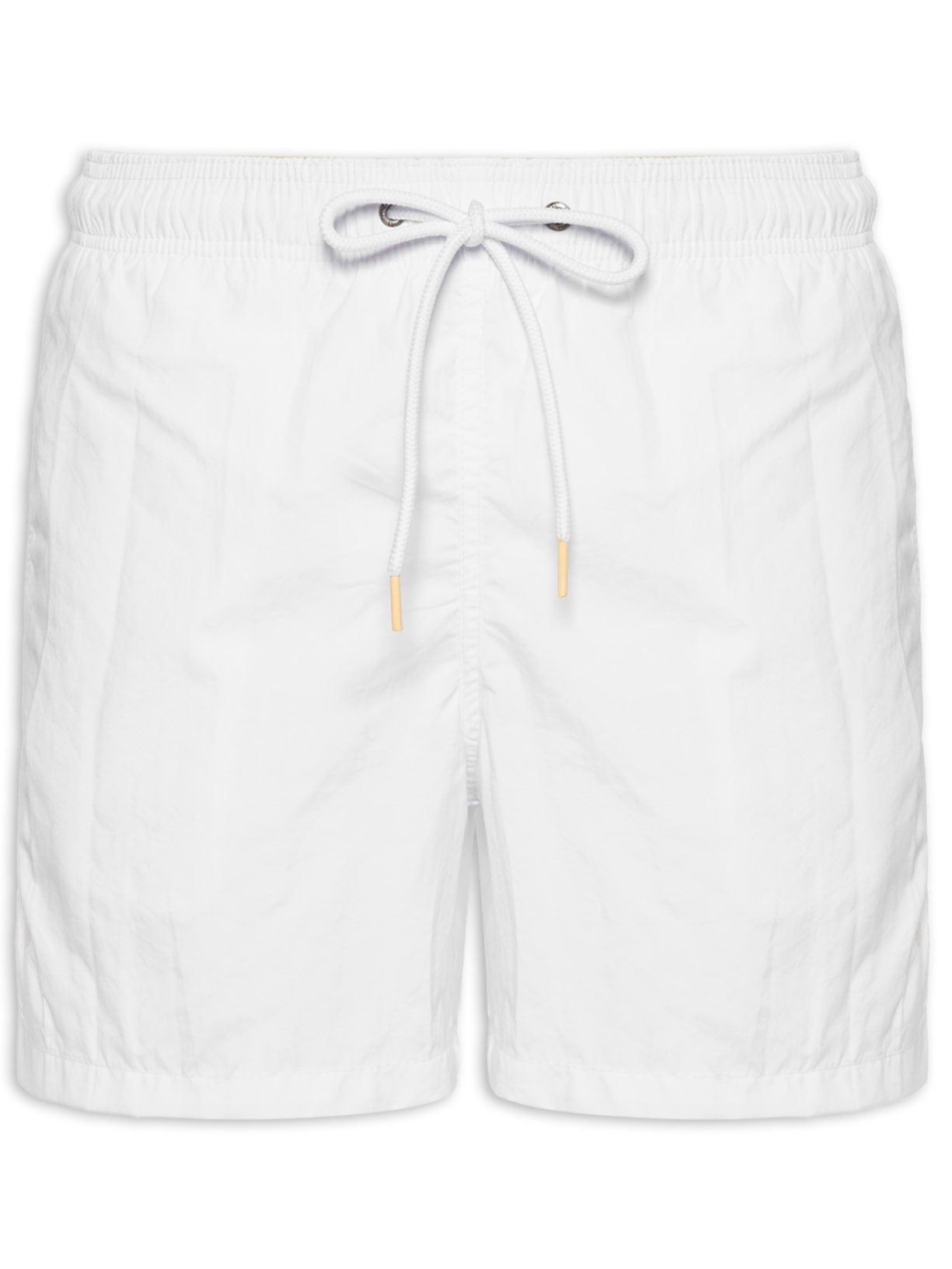 Short Masculino Praia Liso - Branco