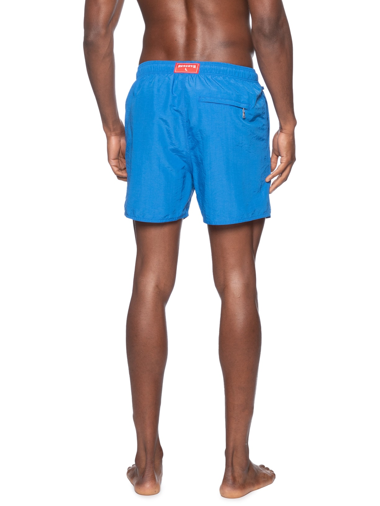 Short Masculino Praia Liso Premium Azul Reserva