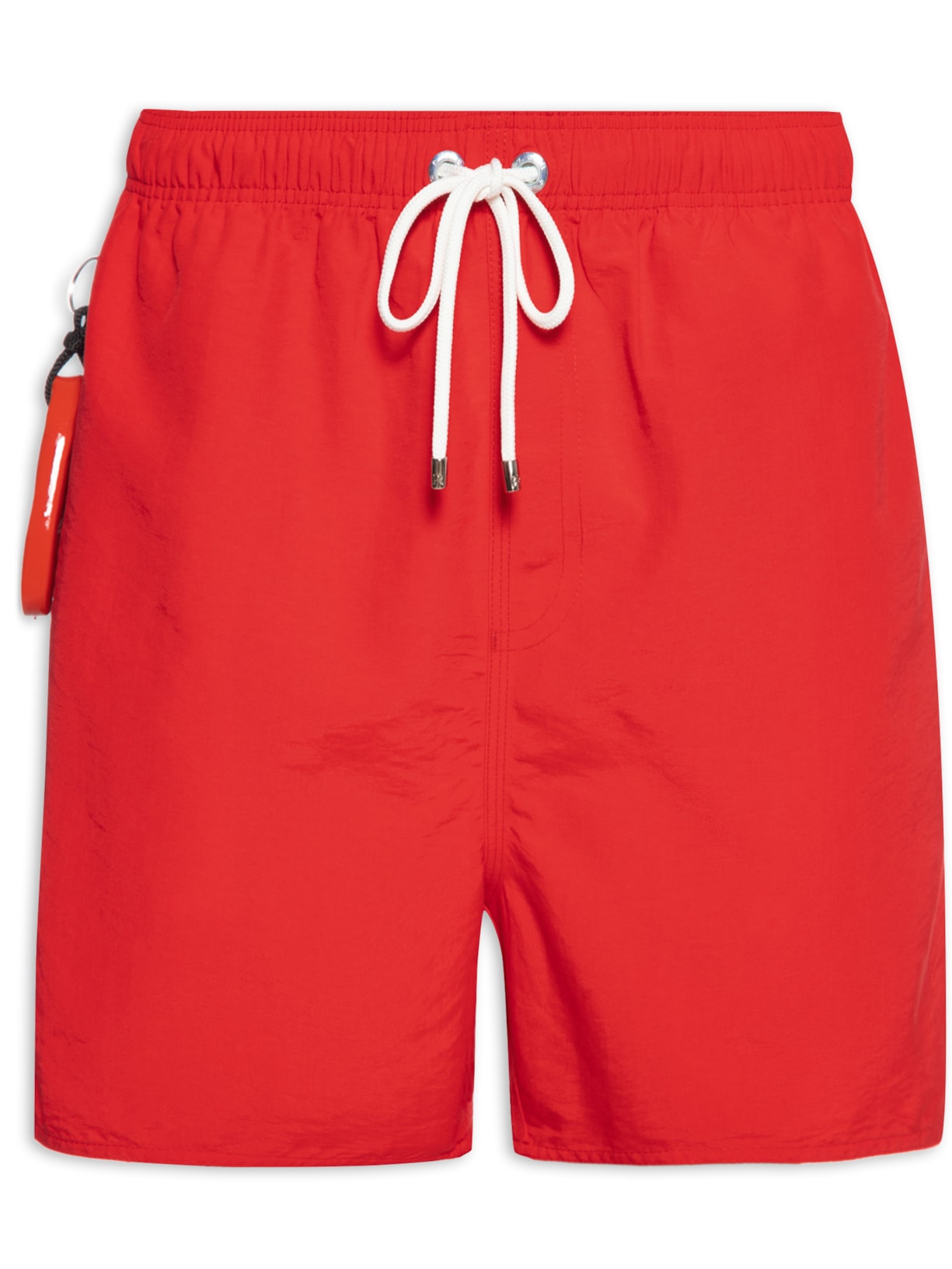 Short Masculino Praia Liso Premium - Vermelho