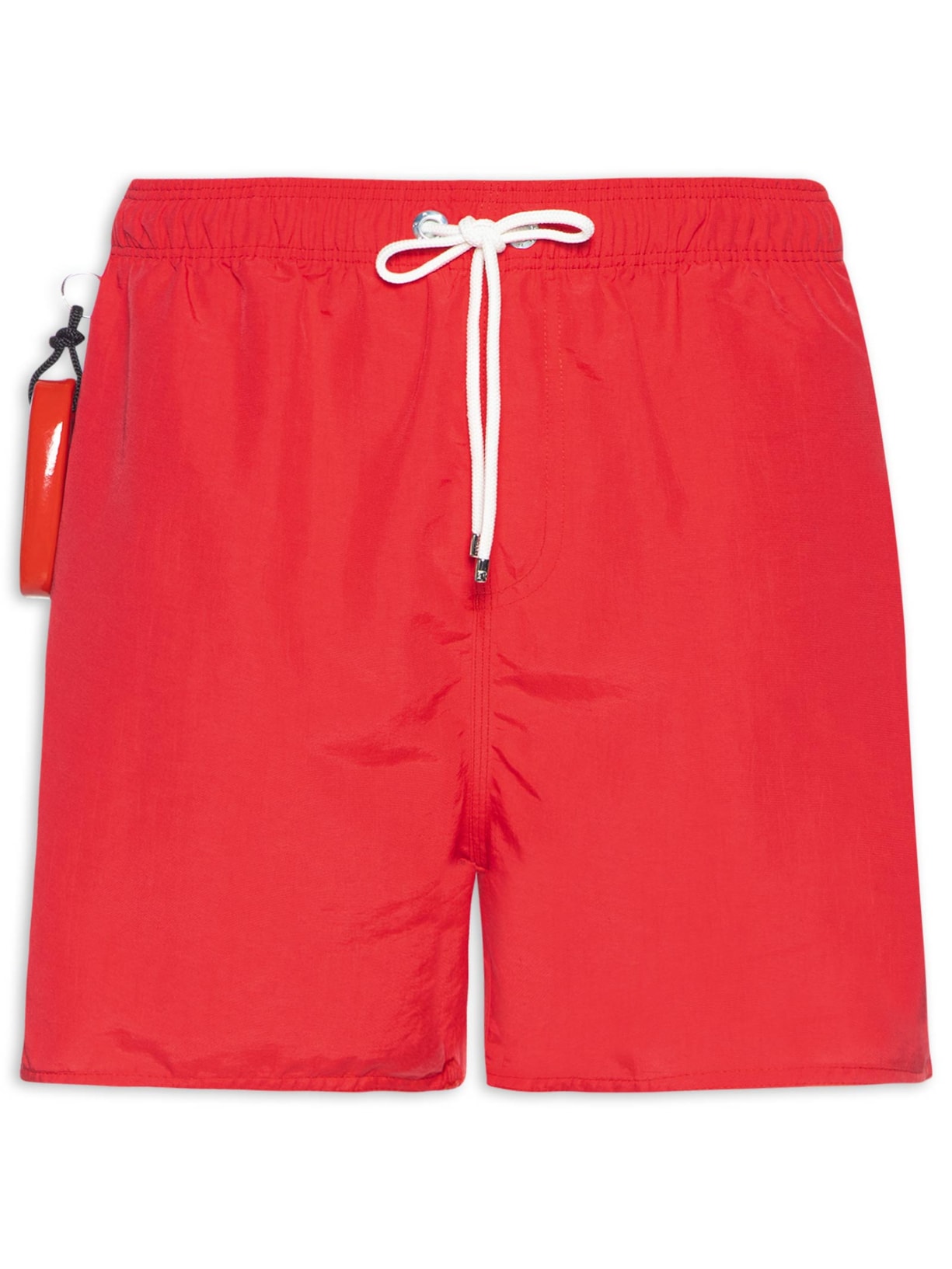 Short Masculino Praia Liso Premium - Vermelho