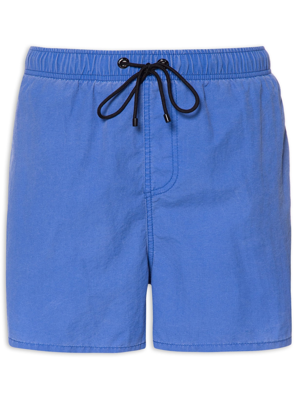 Short Masculino Praia Liso Stonado - Azul