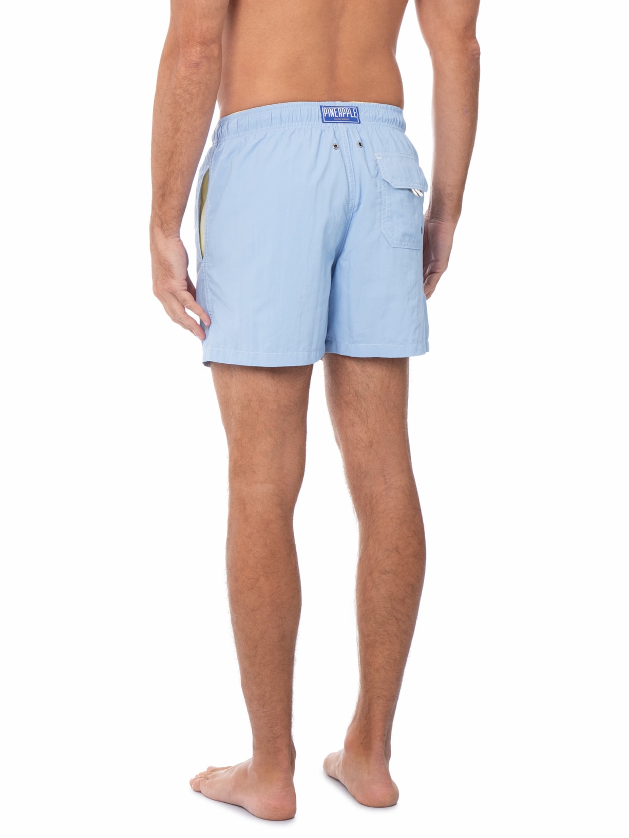Short Masculino Praia Liso– Azul Pineapple
