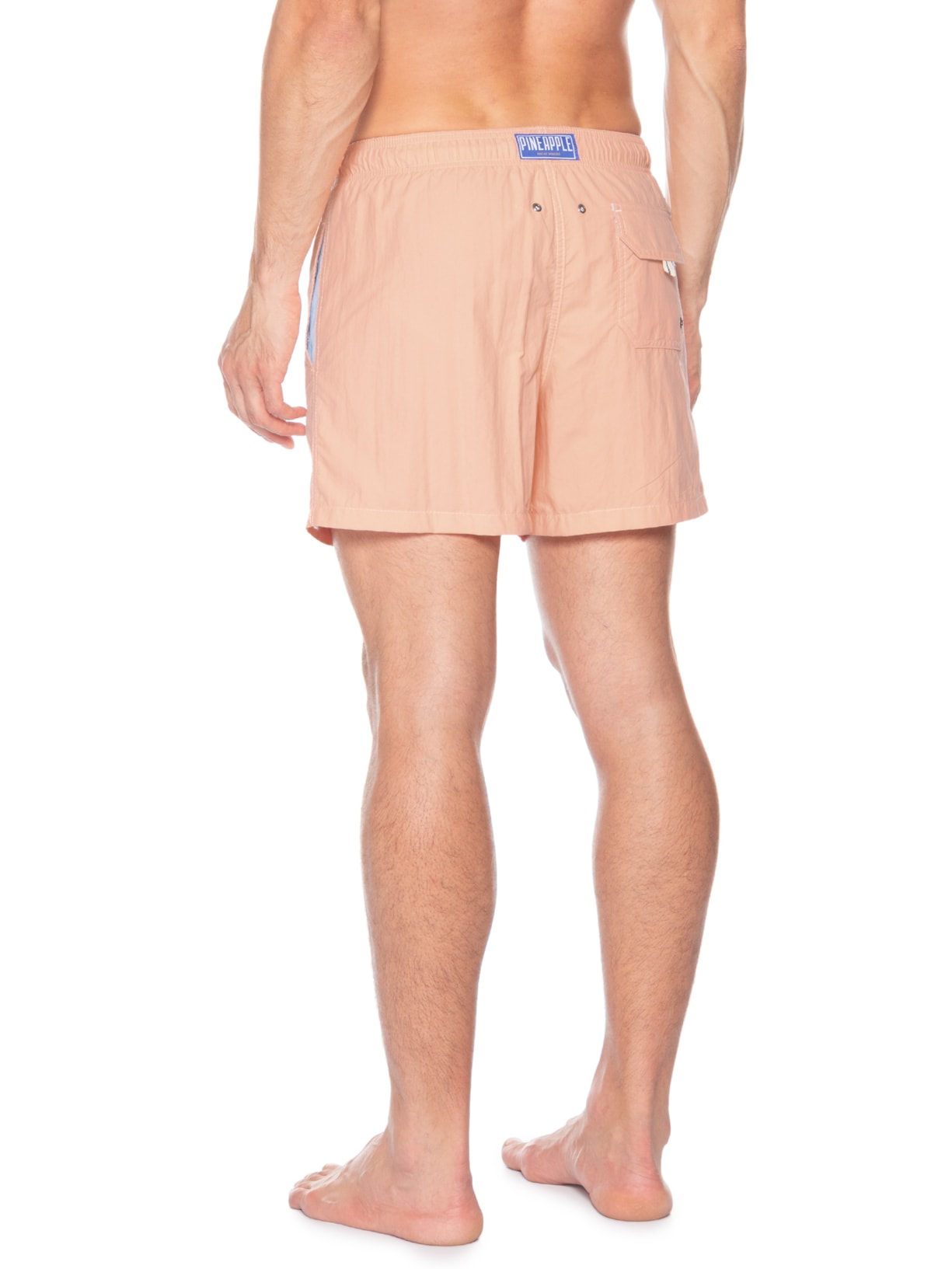 Short Masculino Praia Liso– Laranja Claro Pineapple