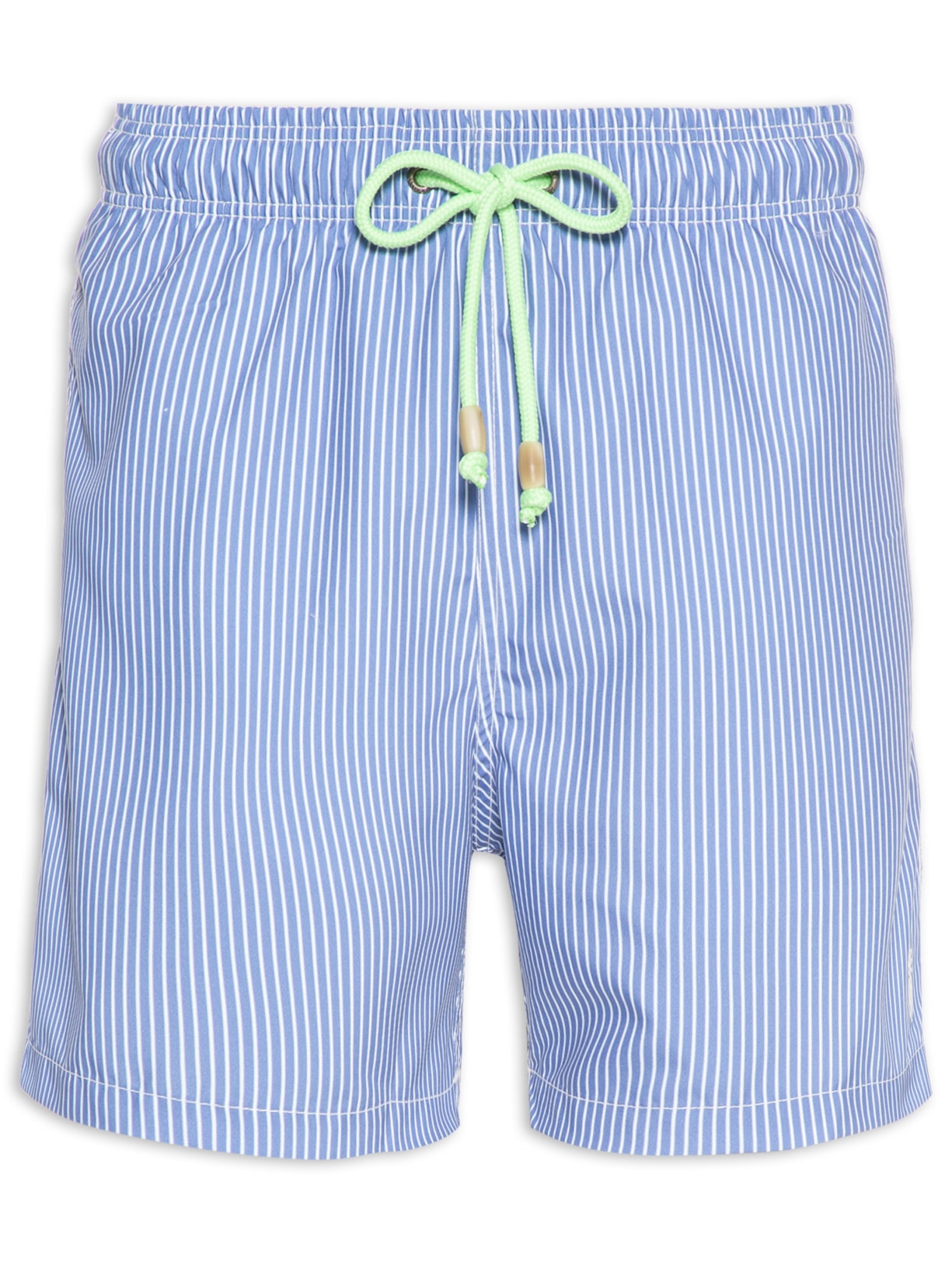 Short Masculino Praia Listrado - Azul