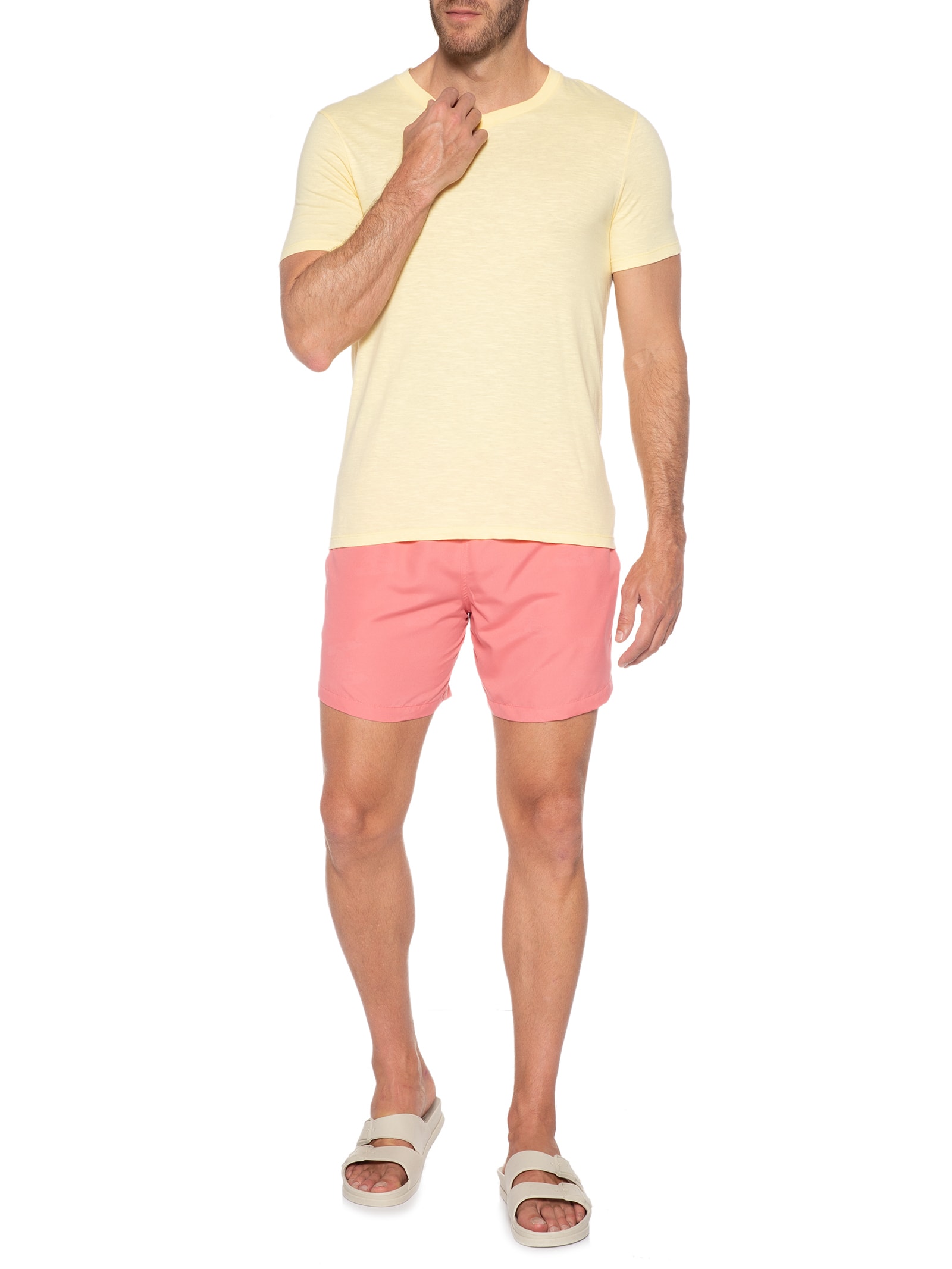 Short Masculino Praia Revelação Líbano Salmão - Under Armour - Rosa