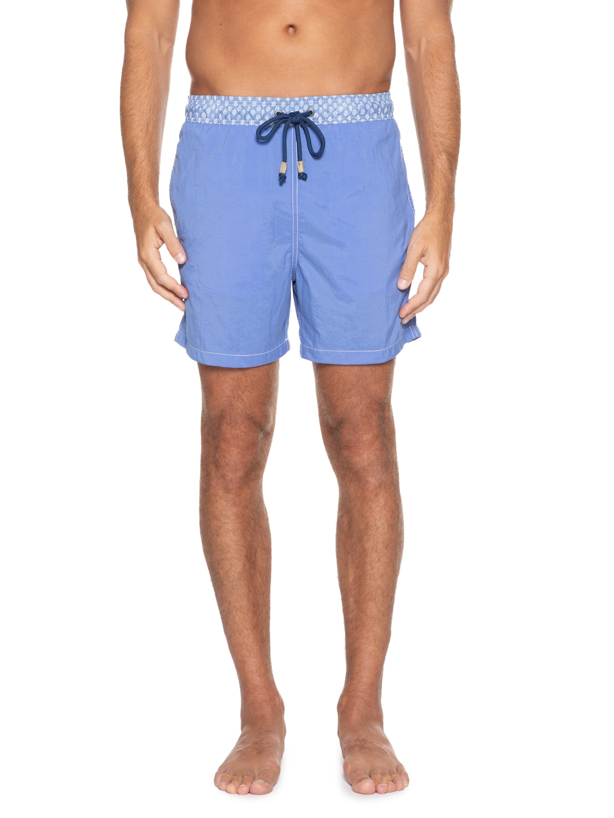Short Masculino Praia Sorrento Azul Pineapple