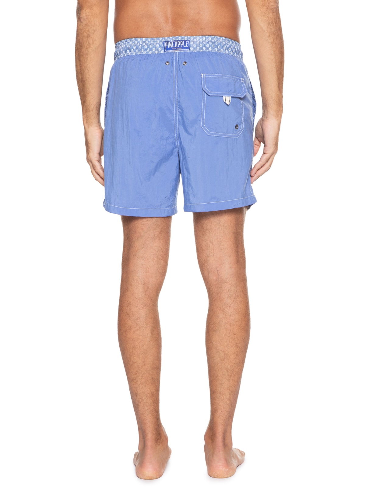 Short Masculino Praia Sorrento Azul Pineapple