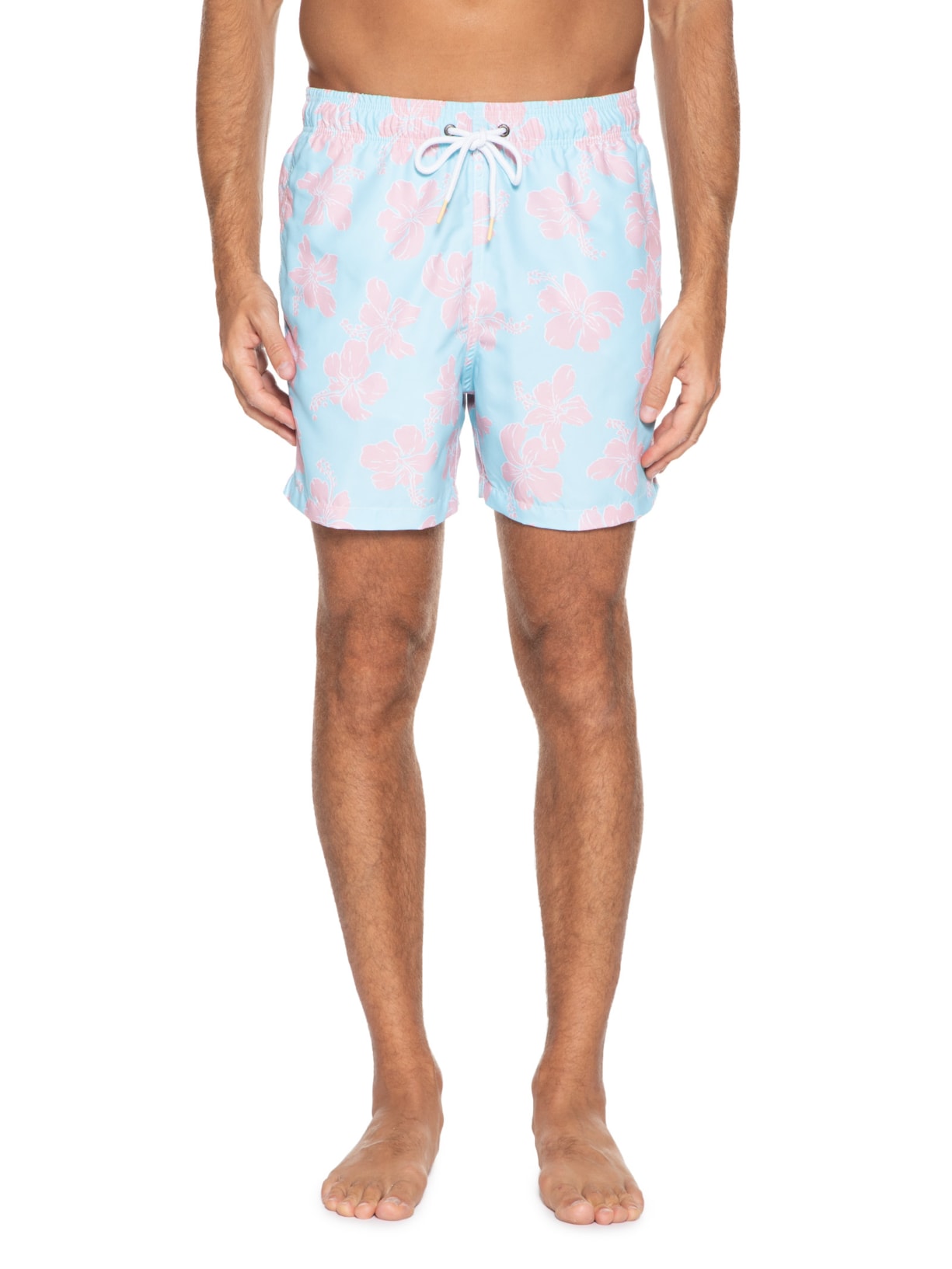 Short Masculino Praia Tahiti Azul Pineapple