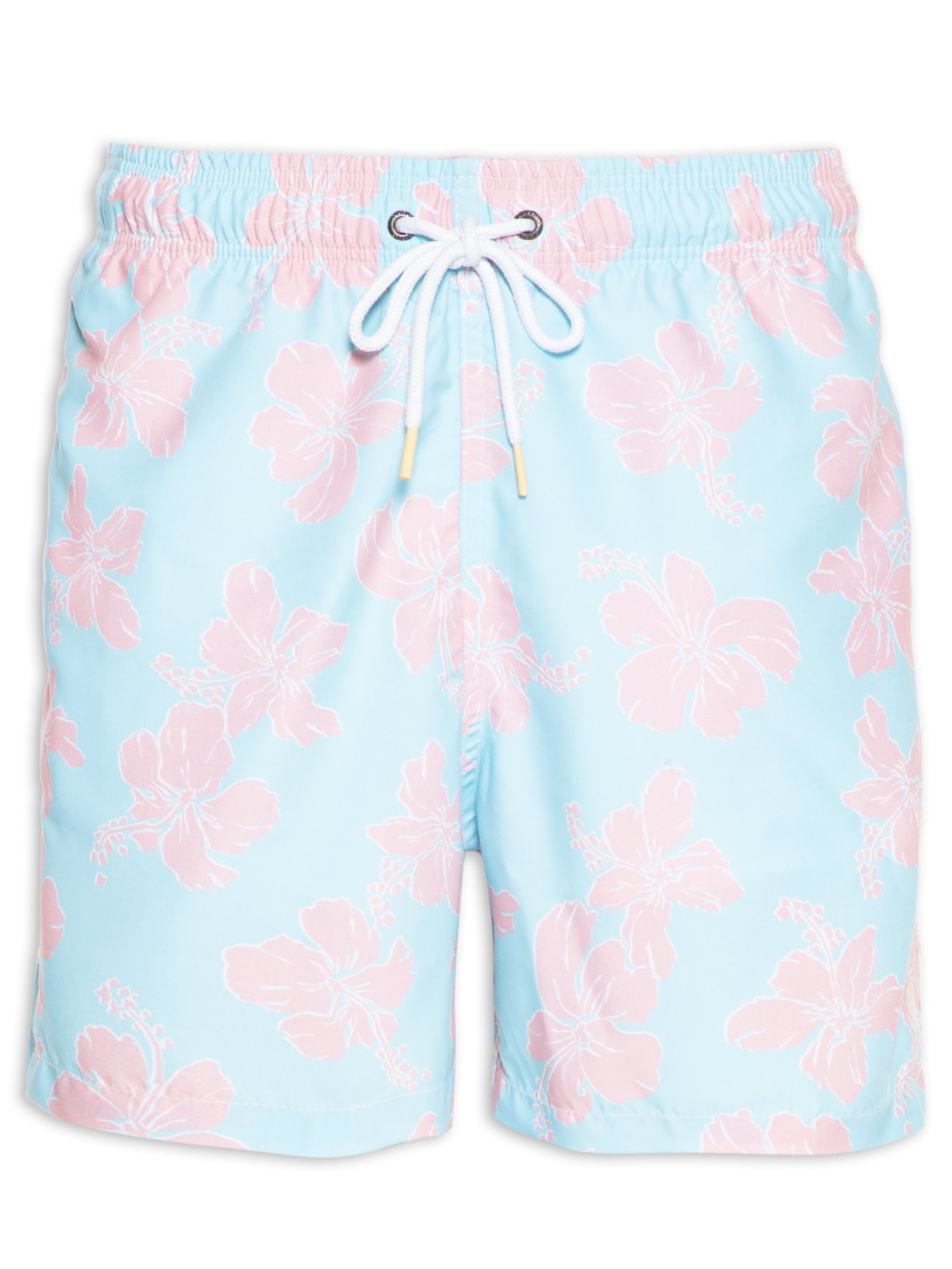 Short Masculino Praia Tahiti Azul Pineapple