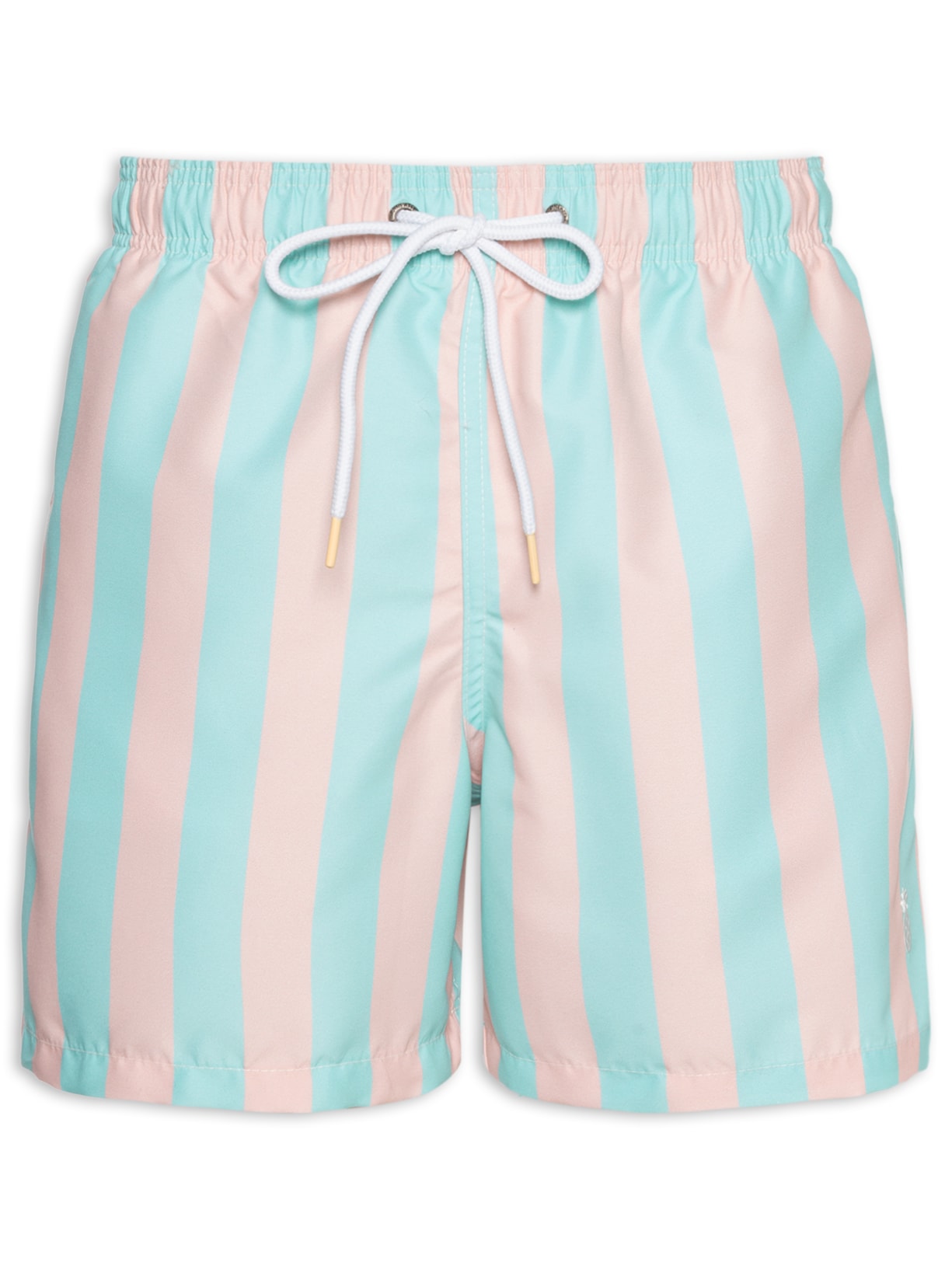 Short Masculino Praia Tahiti Verde Pineapple