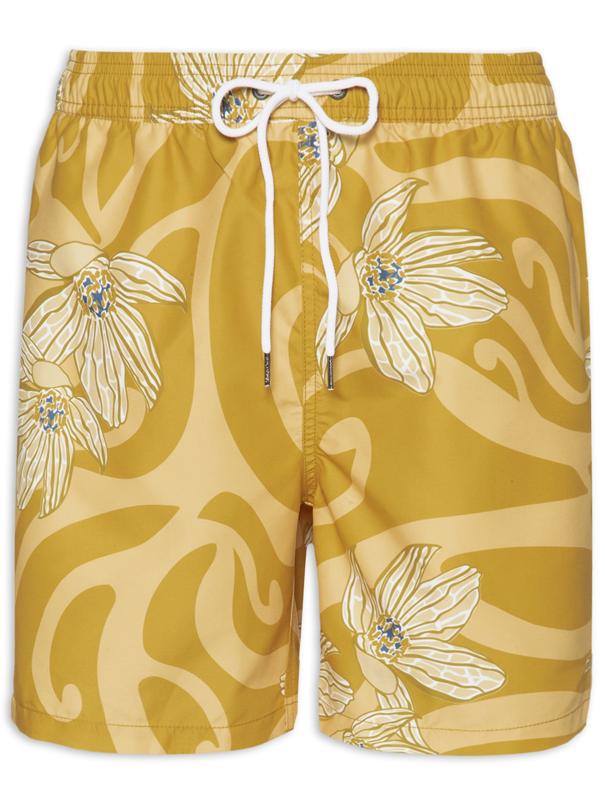 Short Masculino Praia Tribal - Amarelo