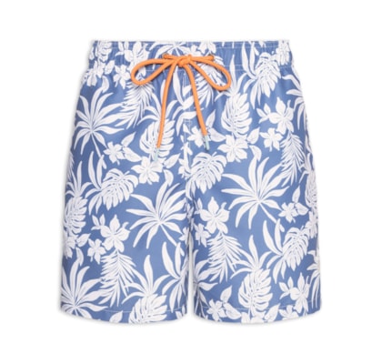 Short Masculino Praia Tropical - Azul