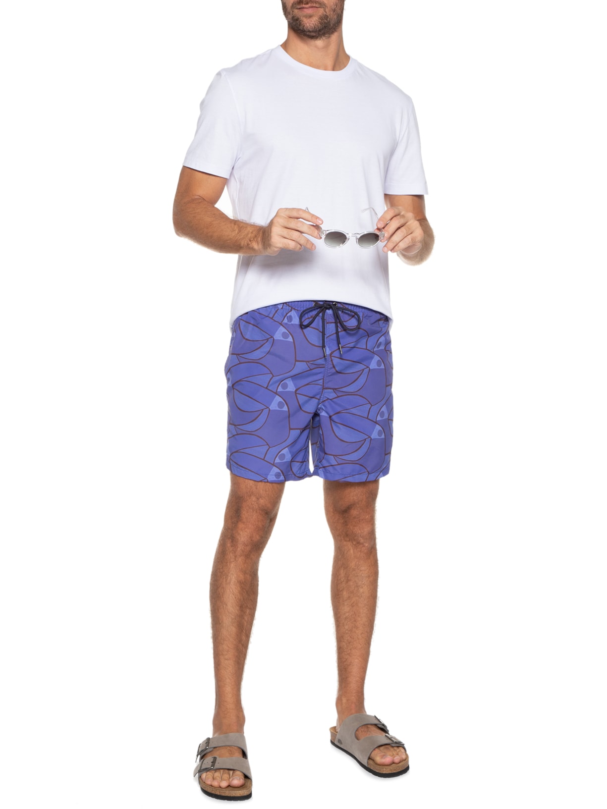 Short Masculino Praia Tucano Azul Richards