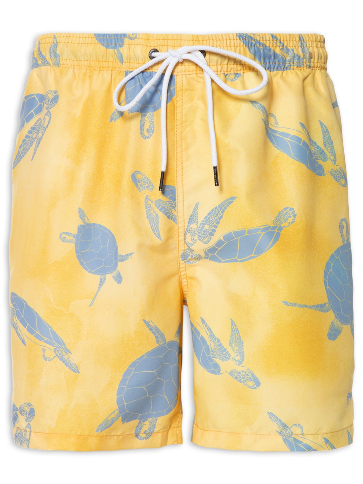 Short Masculino Praia Turtle - Amarelo