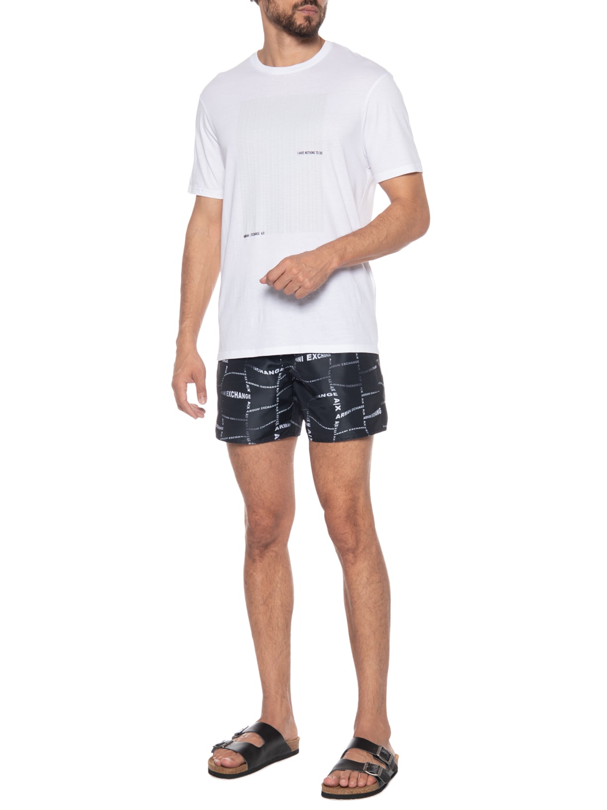 Short Masculino Preto Armani Exchange