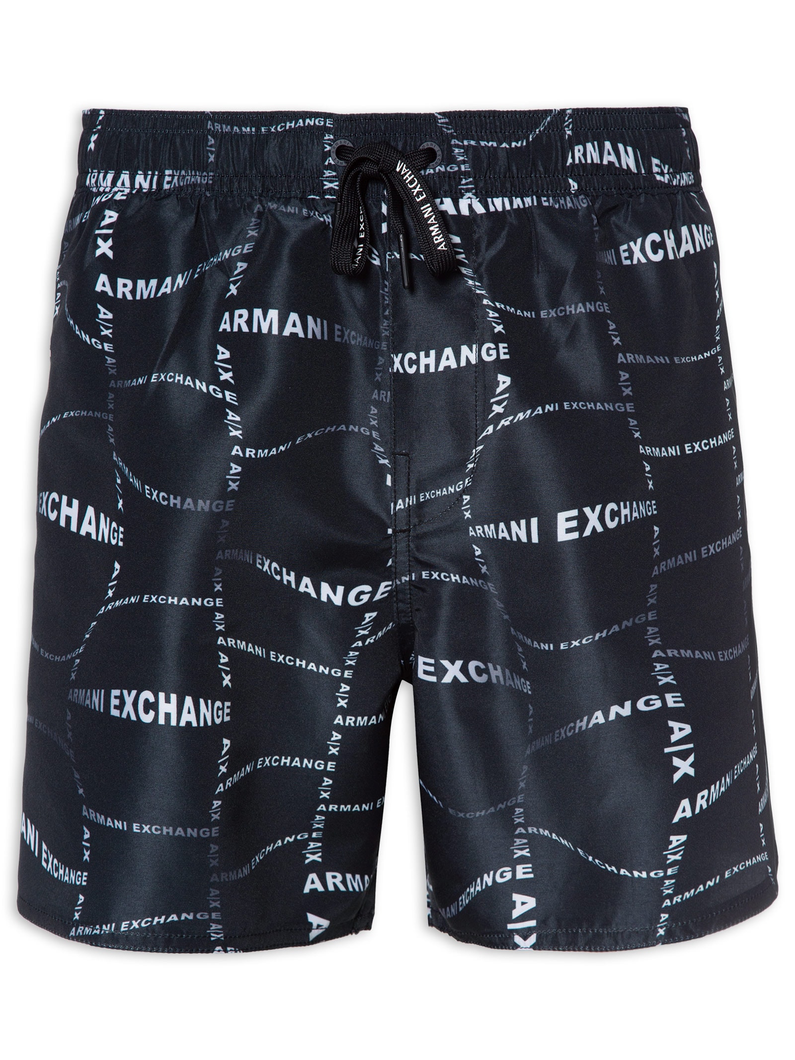 【00s_Archive】EMPORIO ARMANI ShortBlouson Short Masculino - Armani Exchange - Preto