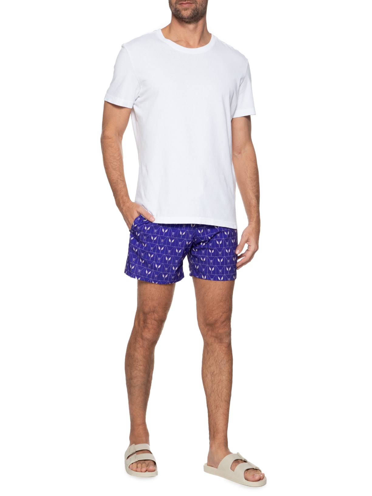 Short Masculino Private Tile  Azul  Parioca