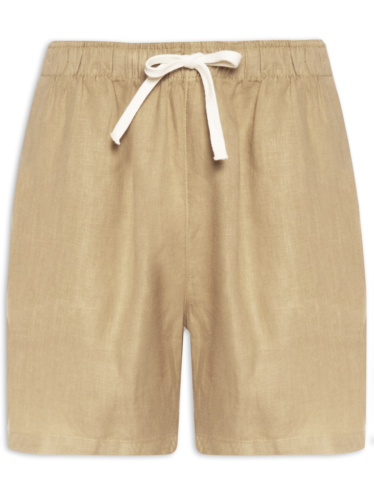Short Masculino Puro Linho Pier - Bege