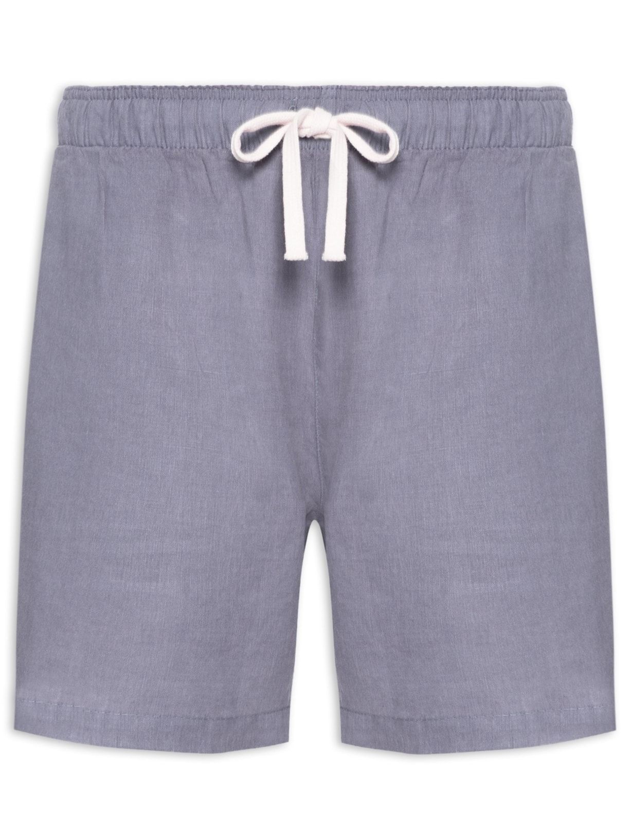 Short Masculino Puro Linho Pier - Lilás