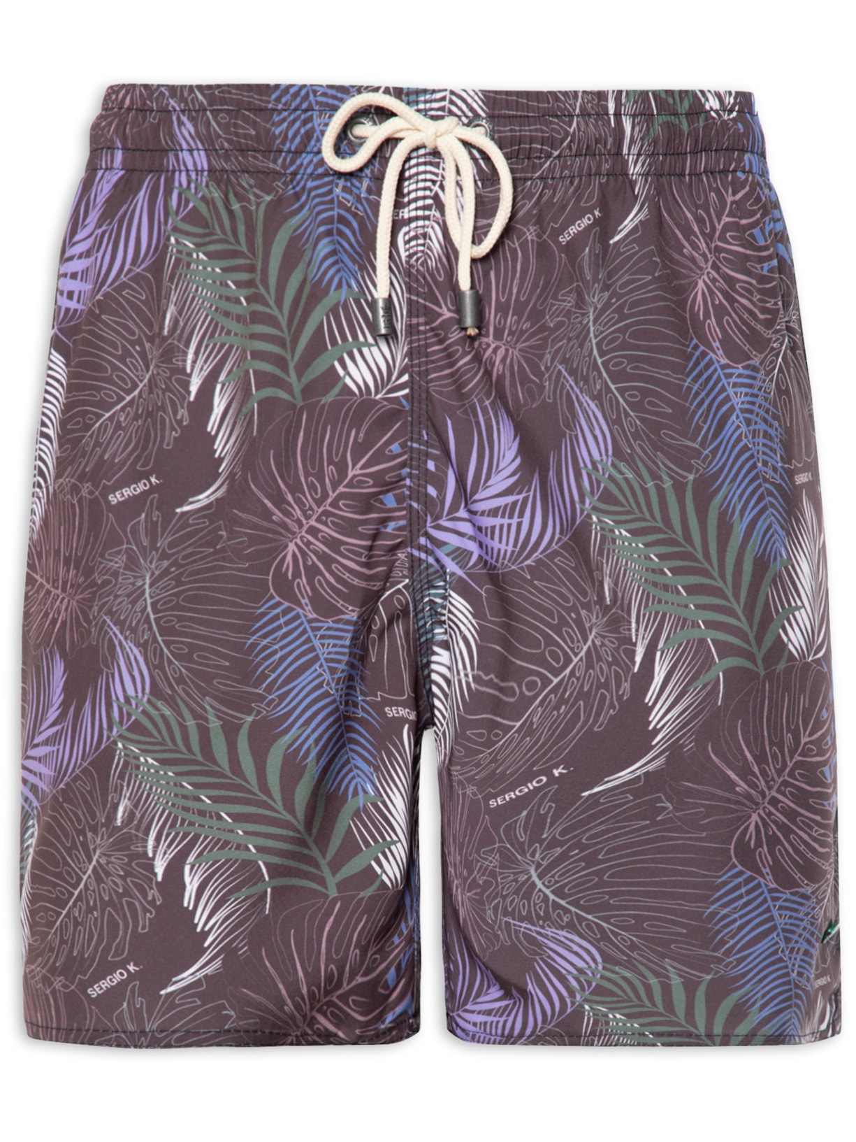 Short Masculino Purple Shades - Cinza