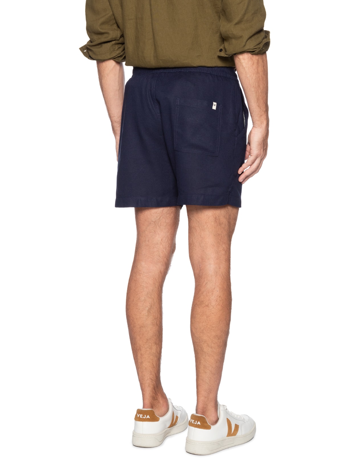 Short Masculino Relax Rústica Azul Zapalla