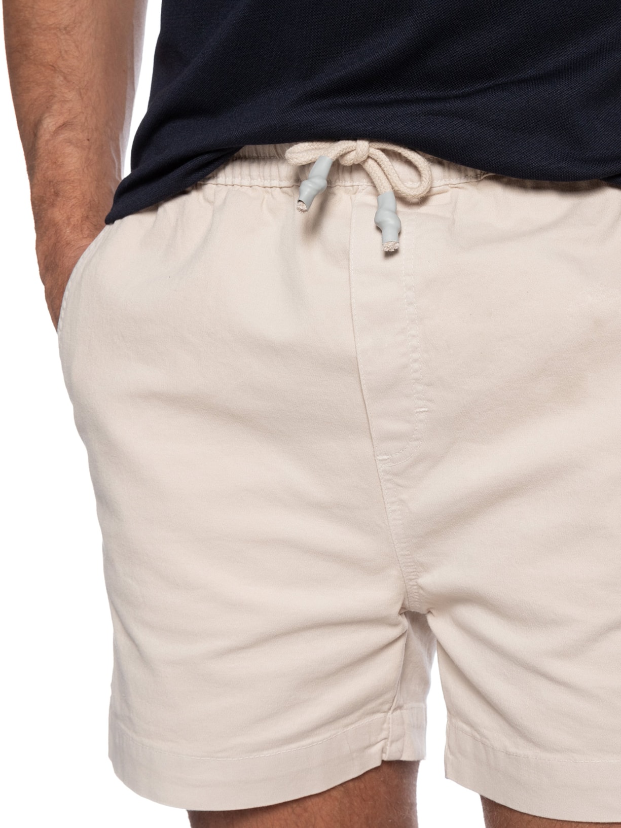 Short Masculino Relax Sarja Bege Zapalla