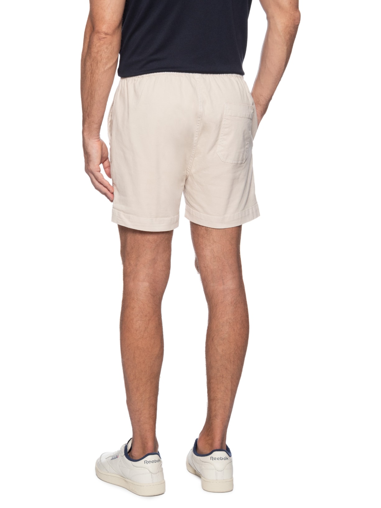 Short Masculino Relax Sarja Bege Zapalla