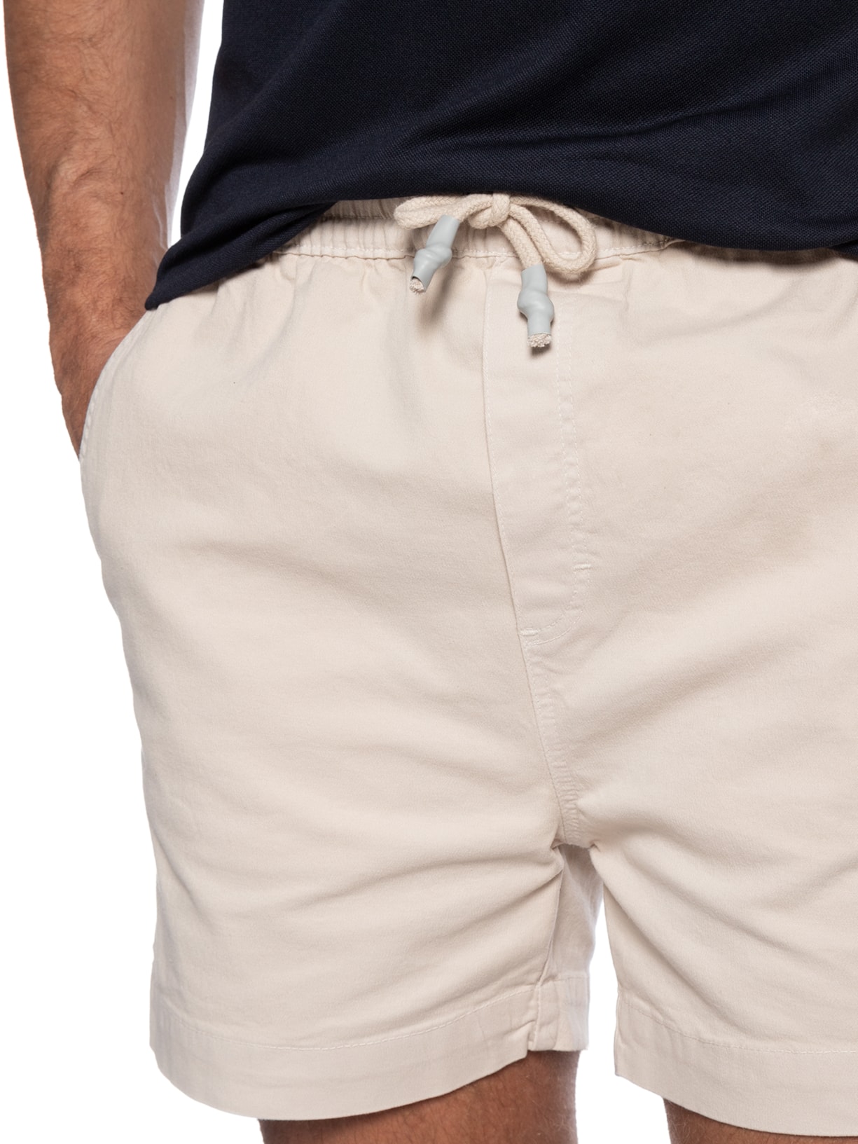 Short Masculino Relax Sarja Bege Zapalla