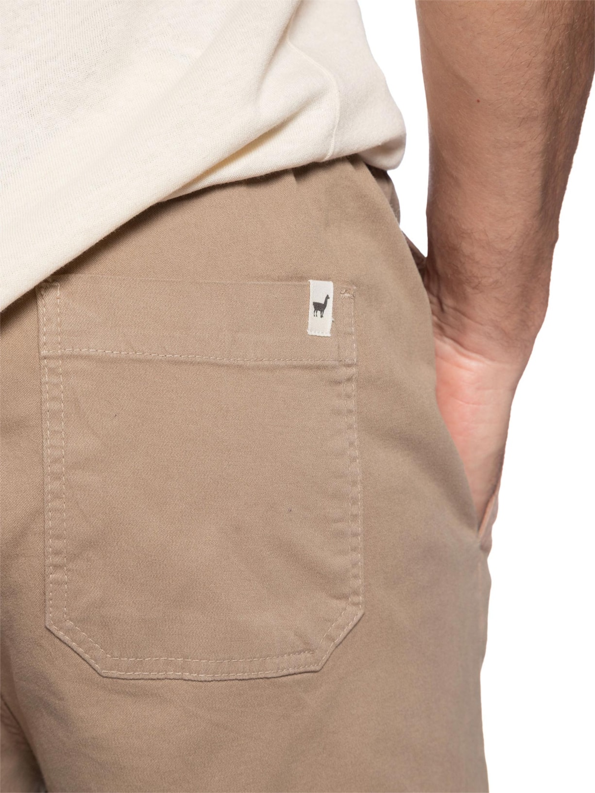 Short Masculino Relax Sarja Bege Zapalla