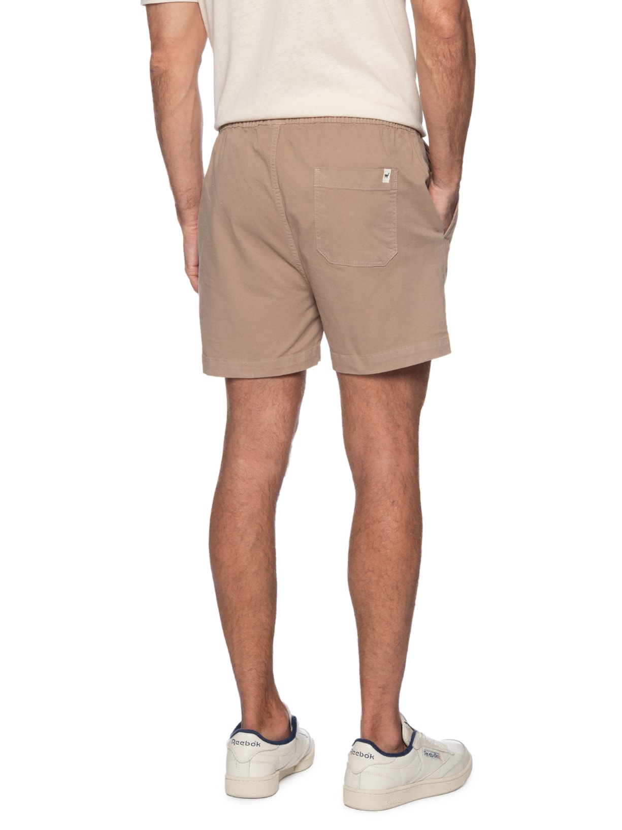 Short Masculino Relax Sarja Bege Zapalla